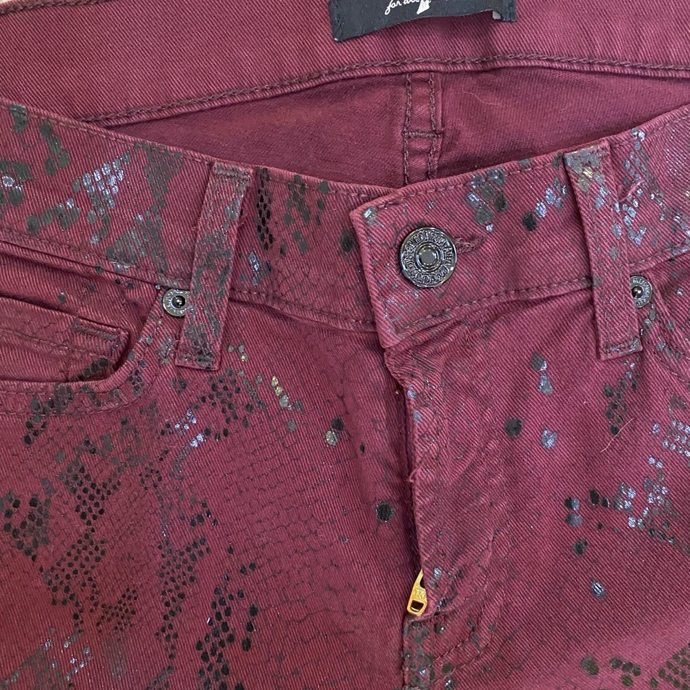 Woman’s jeans for all 7 mankind size 28